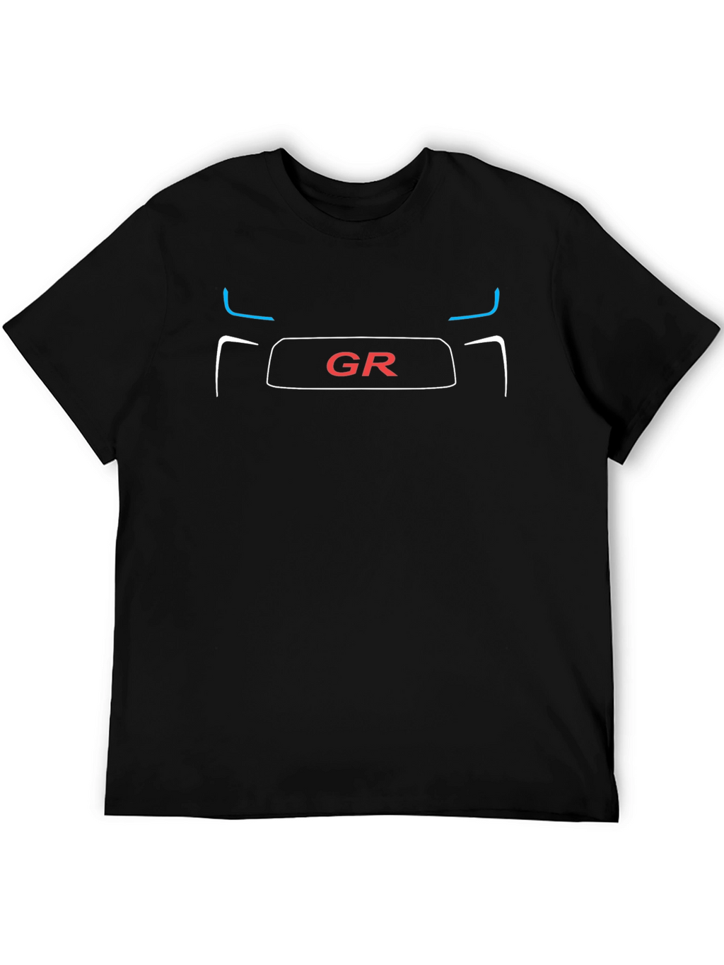 GR Car Graphic Tee - Black Cotton T-Shirt