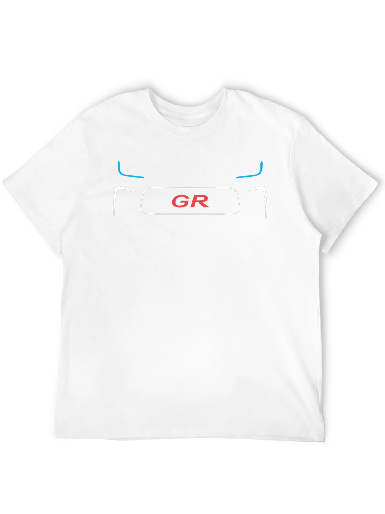 GR Car Graphic Tee - Black Cotton T-Shirt
