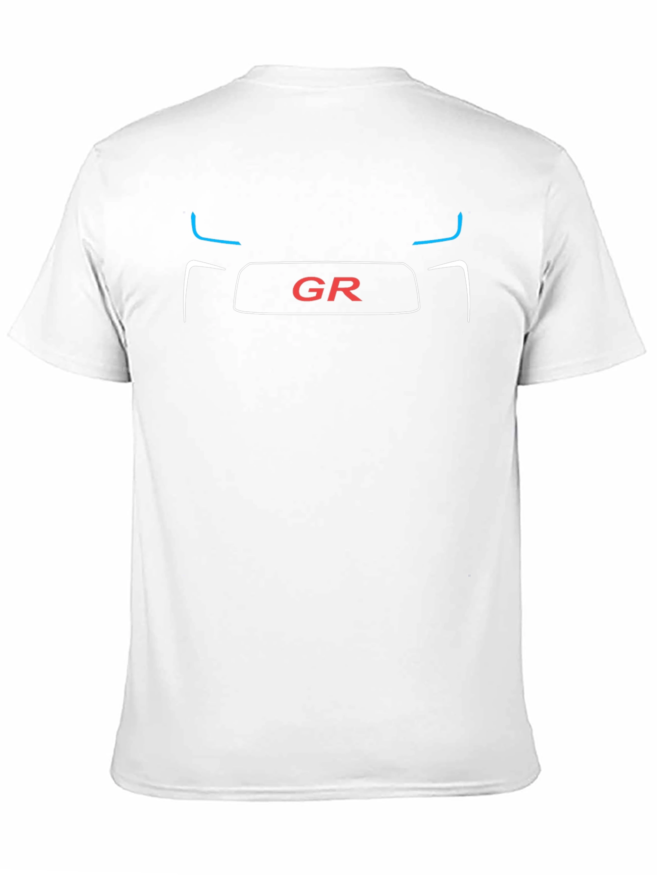 GR Car Graphic Tee - Black Cotton T-Shirt
