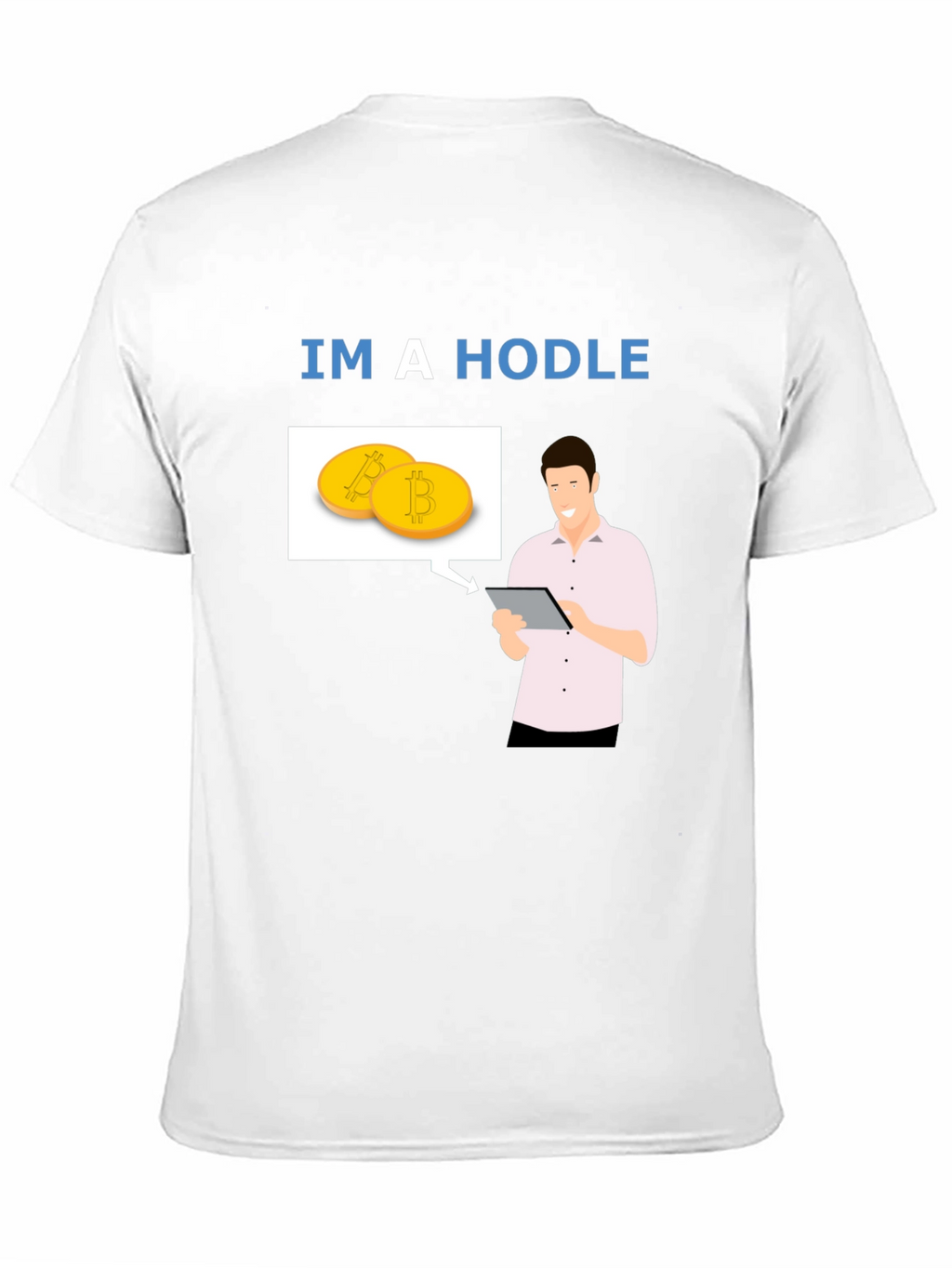 Im a HODLer Bitcoin Crypto Black T-Shirt