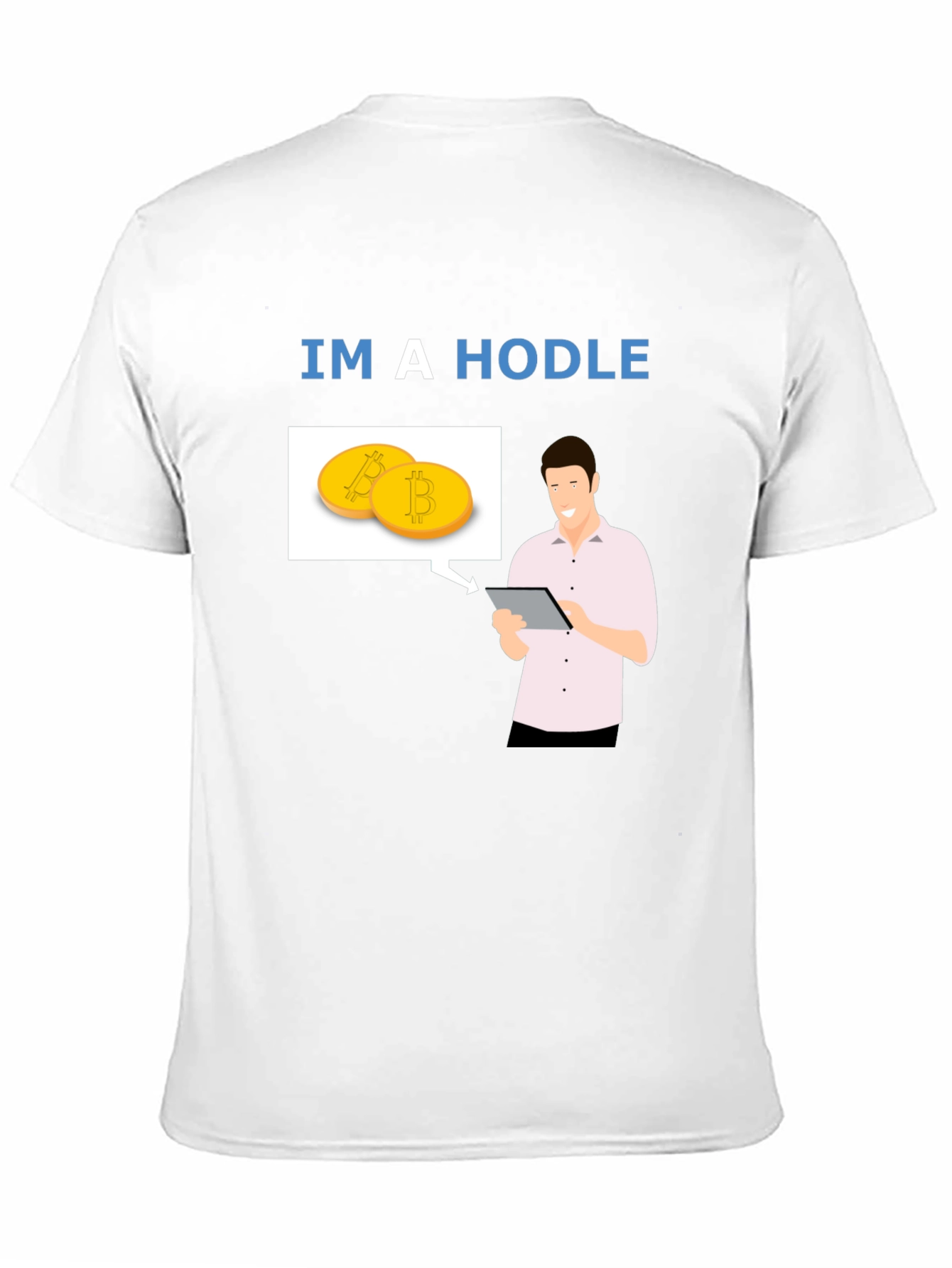 Im a HODLer Bitcoin Crypto Black T-Shirt