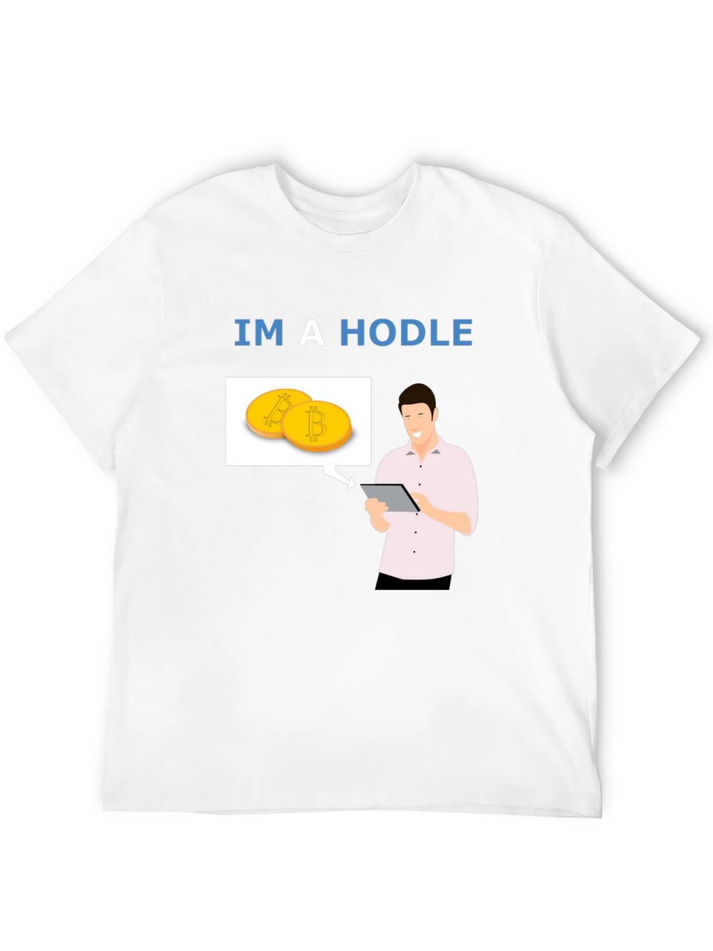 Im a HODLer Bitcoin Crypto Black T-Shirt
