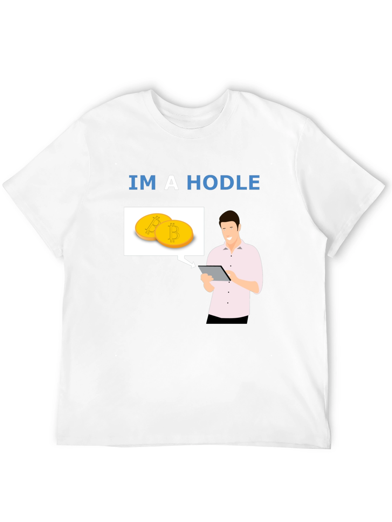 Im a HODLer Bitcoin Crypto Black T-Shirt
