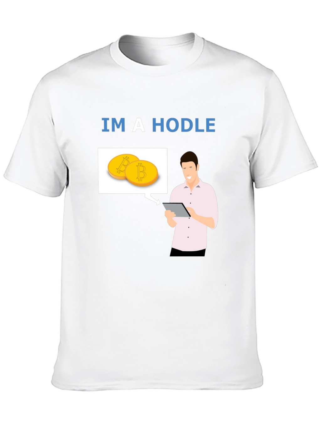Im a HODLer Bitcoin Crypto Black T-Shirt