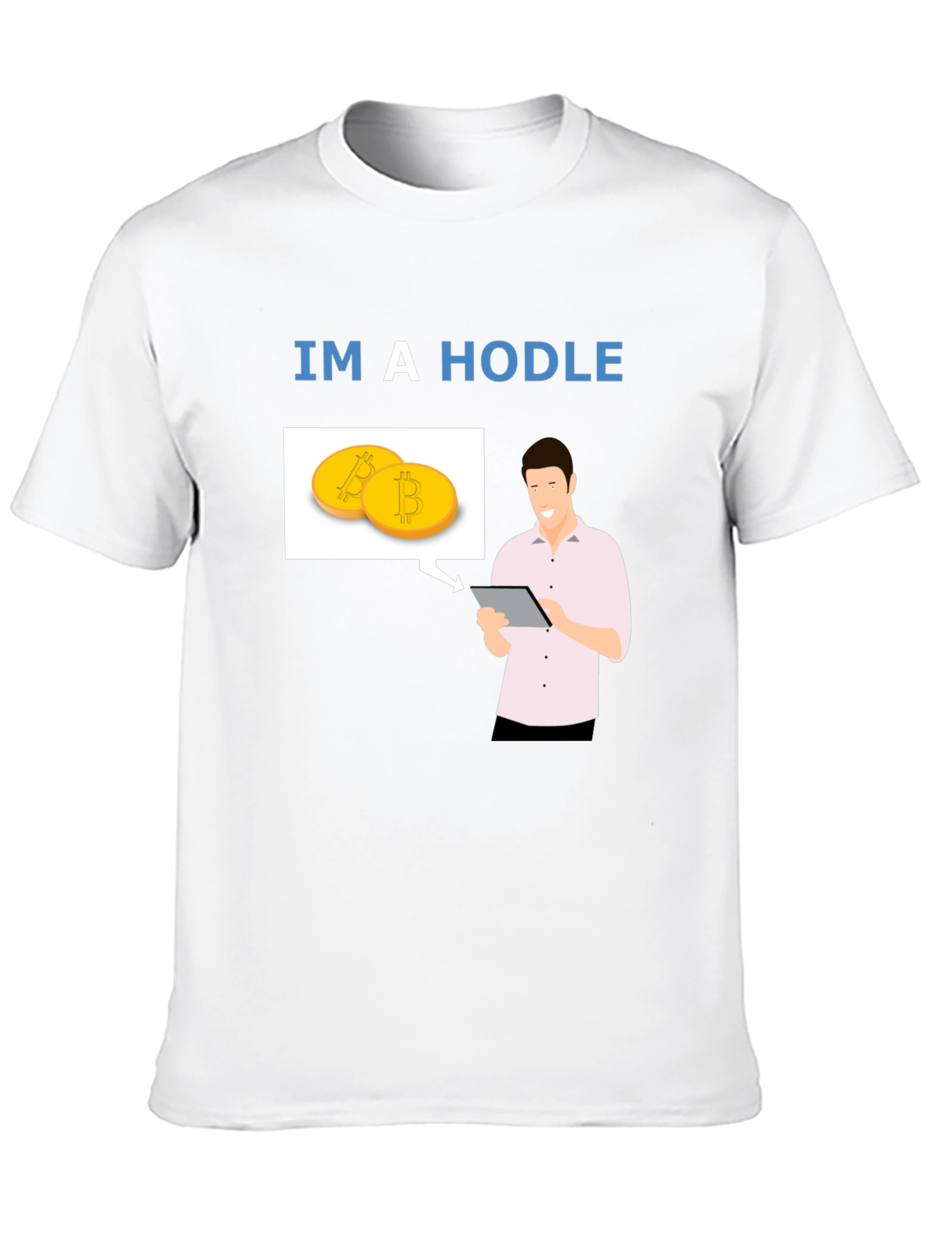 Im a HODLer Bitcoin Crypto Black T-Shirt