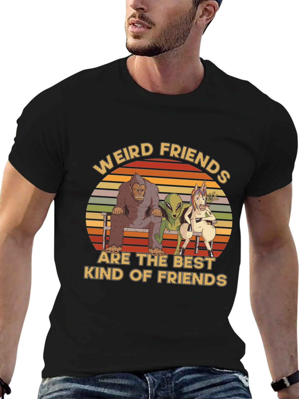 Weird Friends Graphic Tee