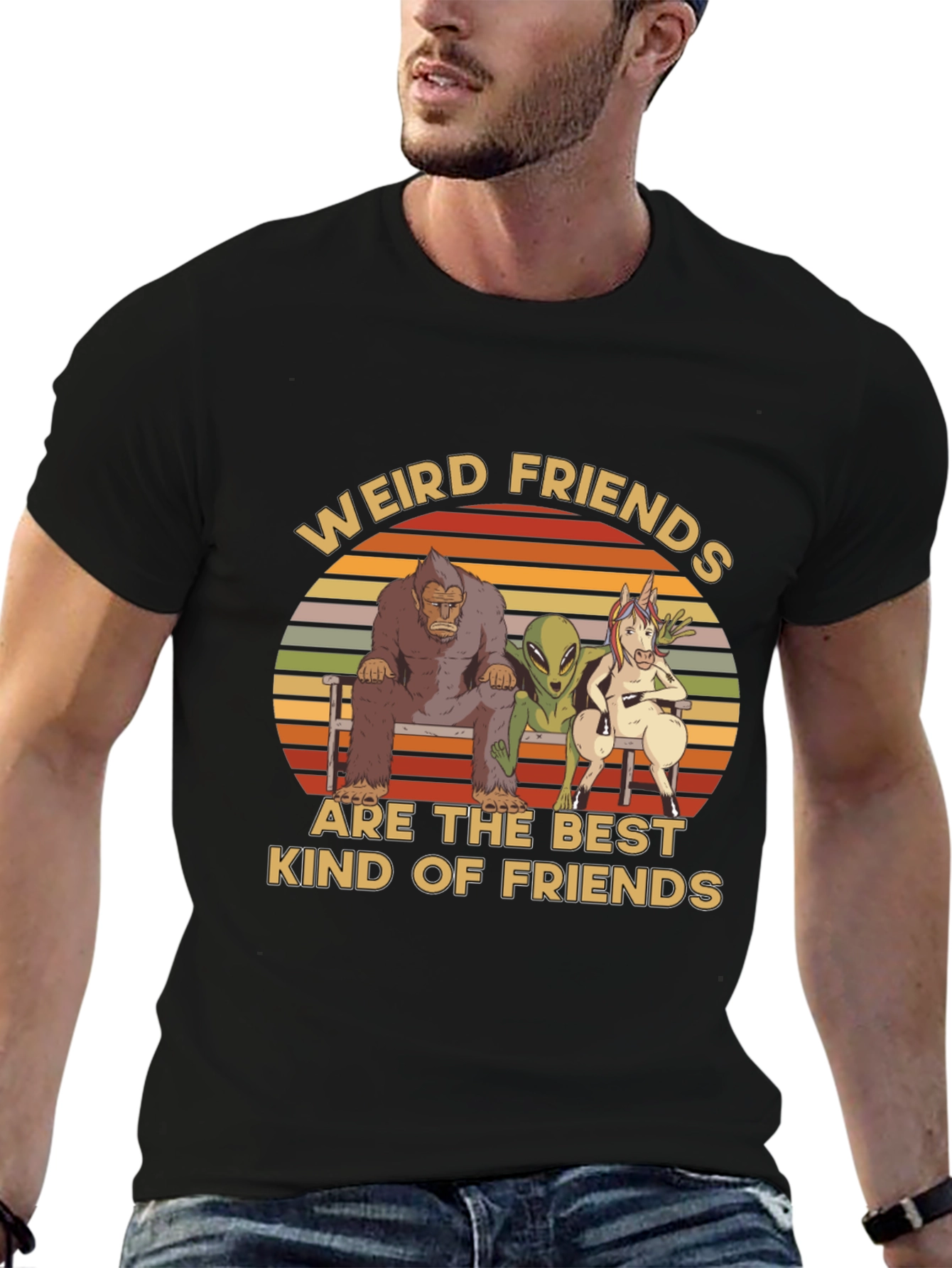Weird Friends Graphic Tee