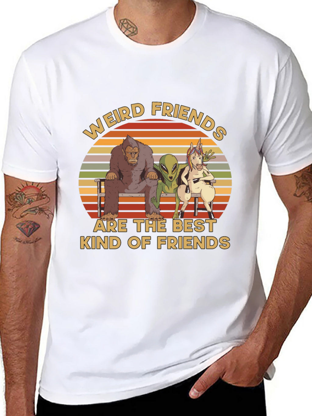 Weird Friends Graphic Tee