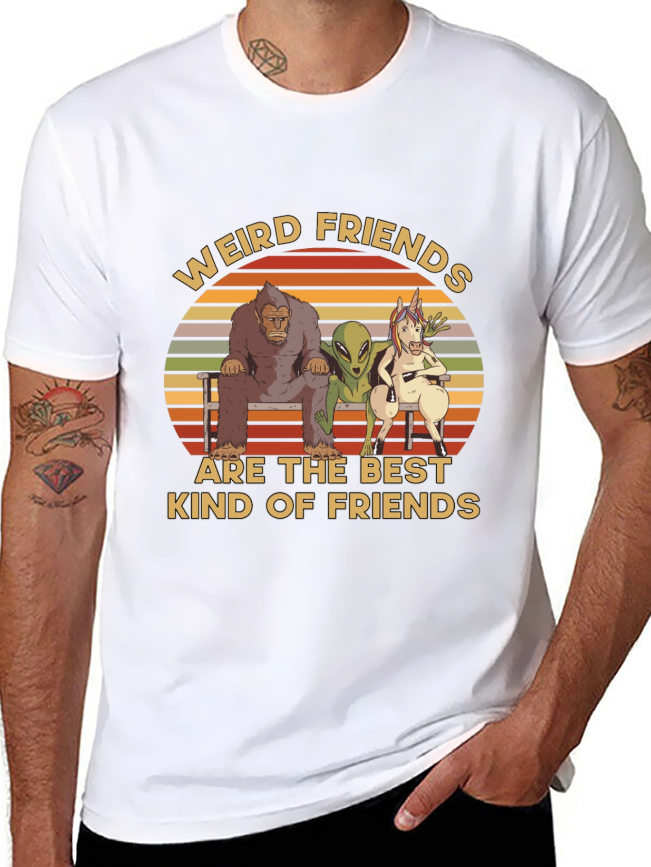 Weird Friends Graphic Tee