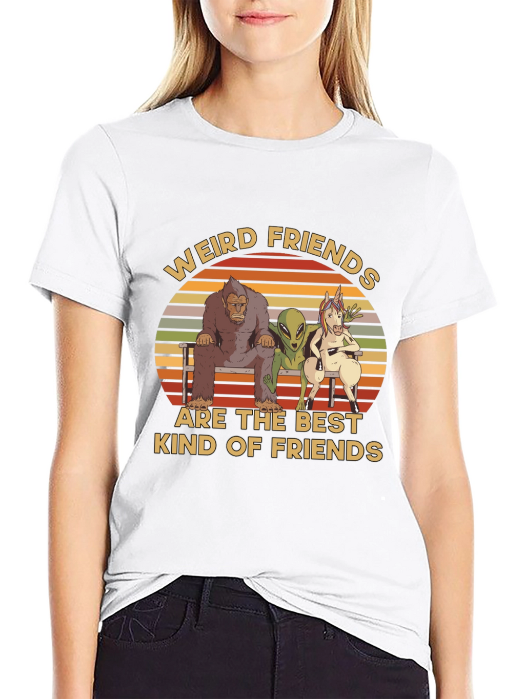 Weird Friends Graphic Tee