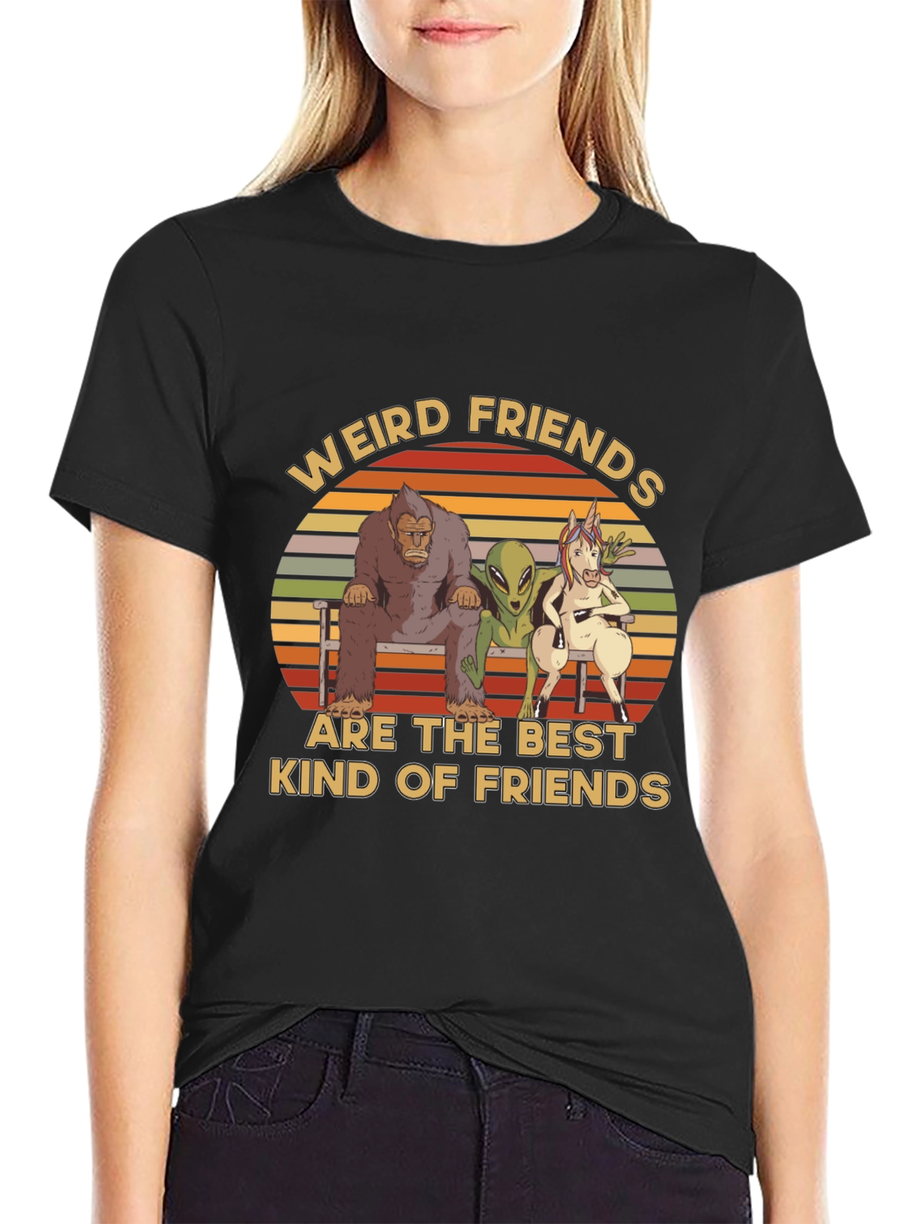 Weird Friends Graphic Tee