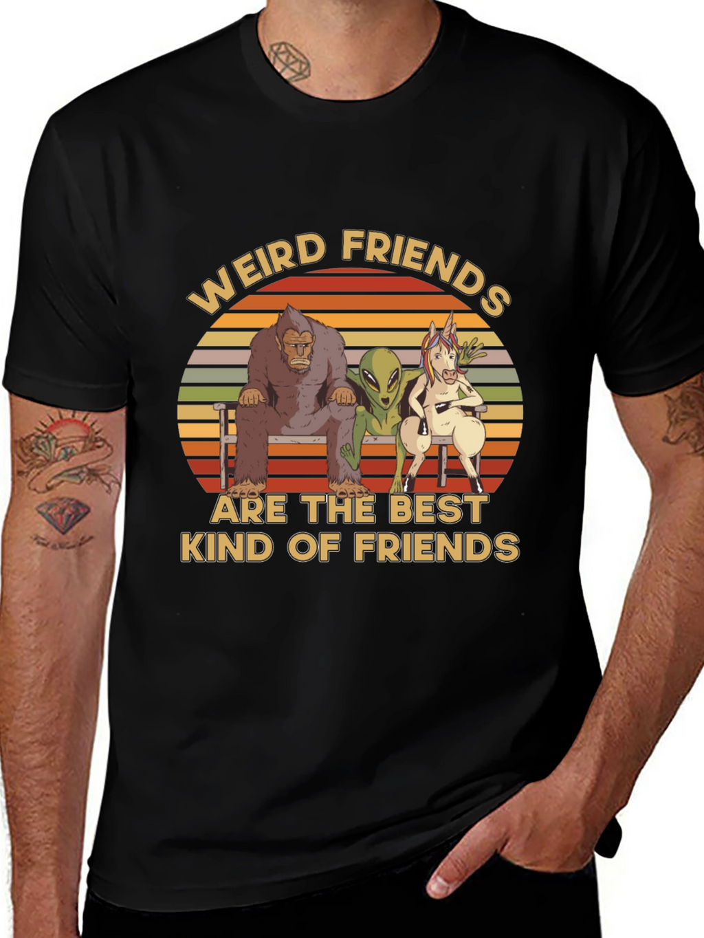 Weird Friends Graphic Tee