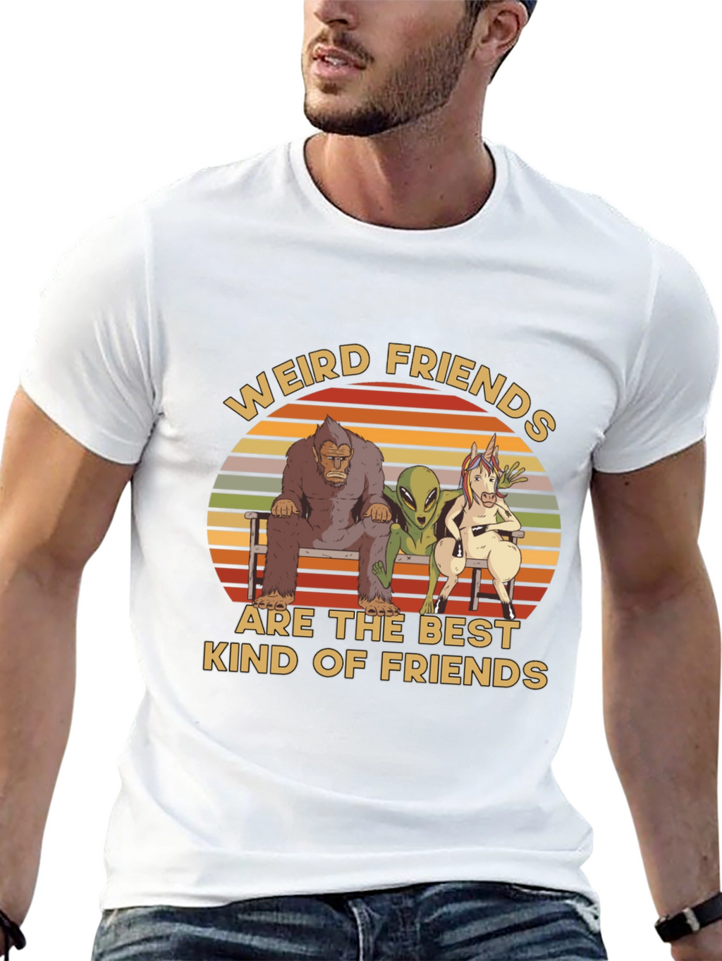 Weird Friends Graphic Tee