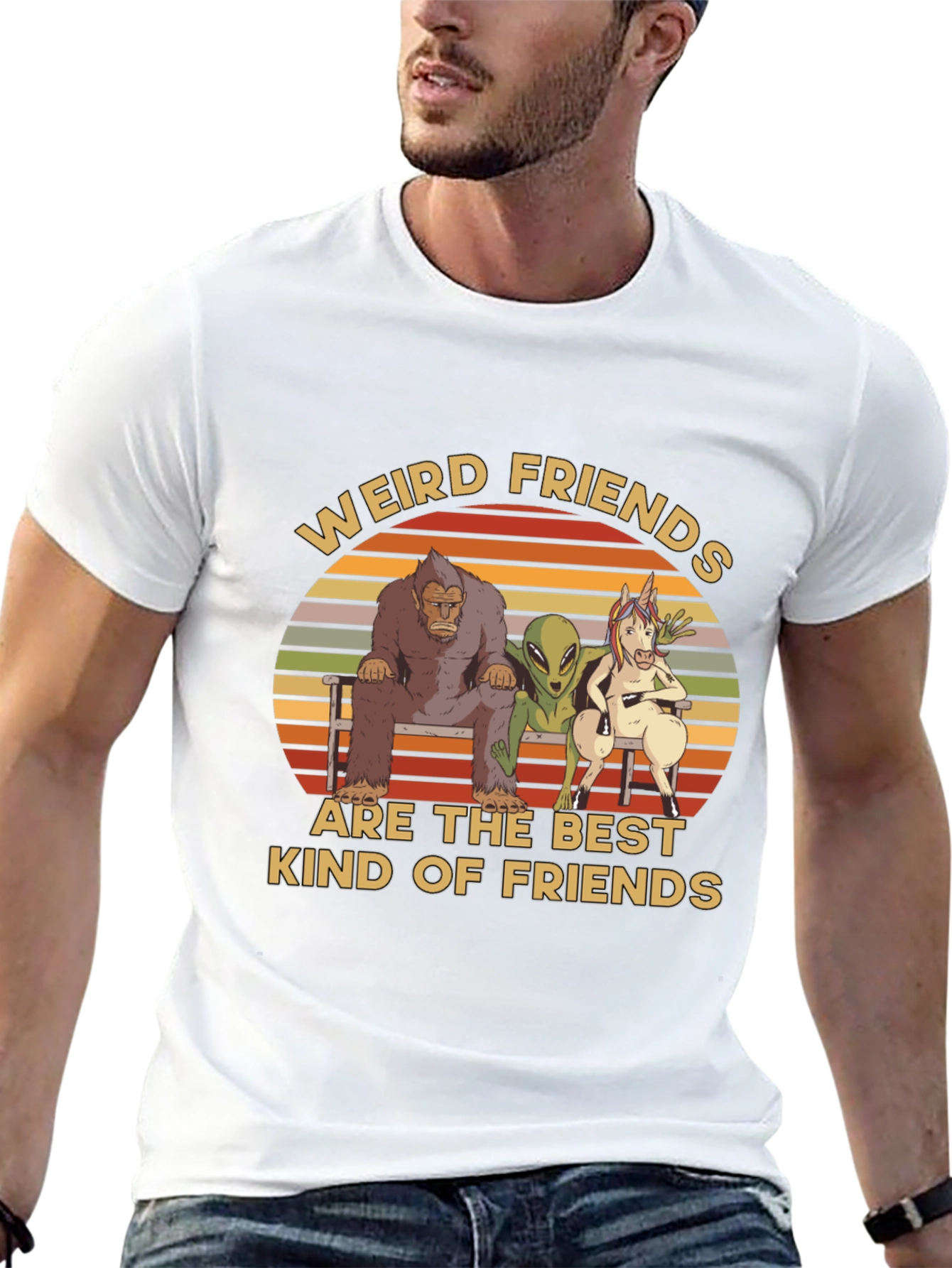 Weird Friends Graphic Tee
