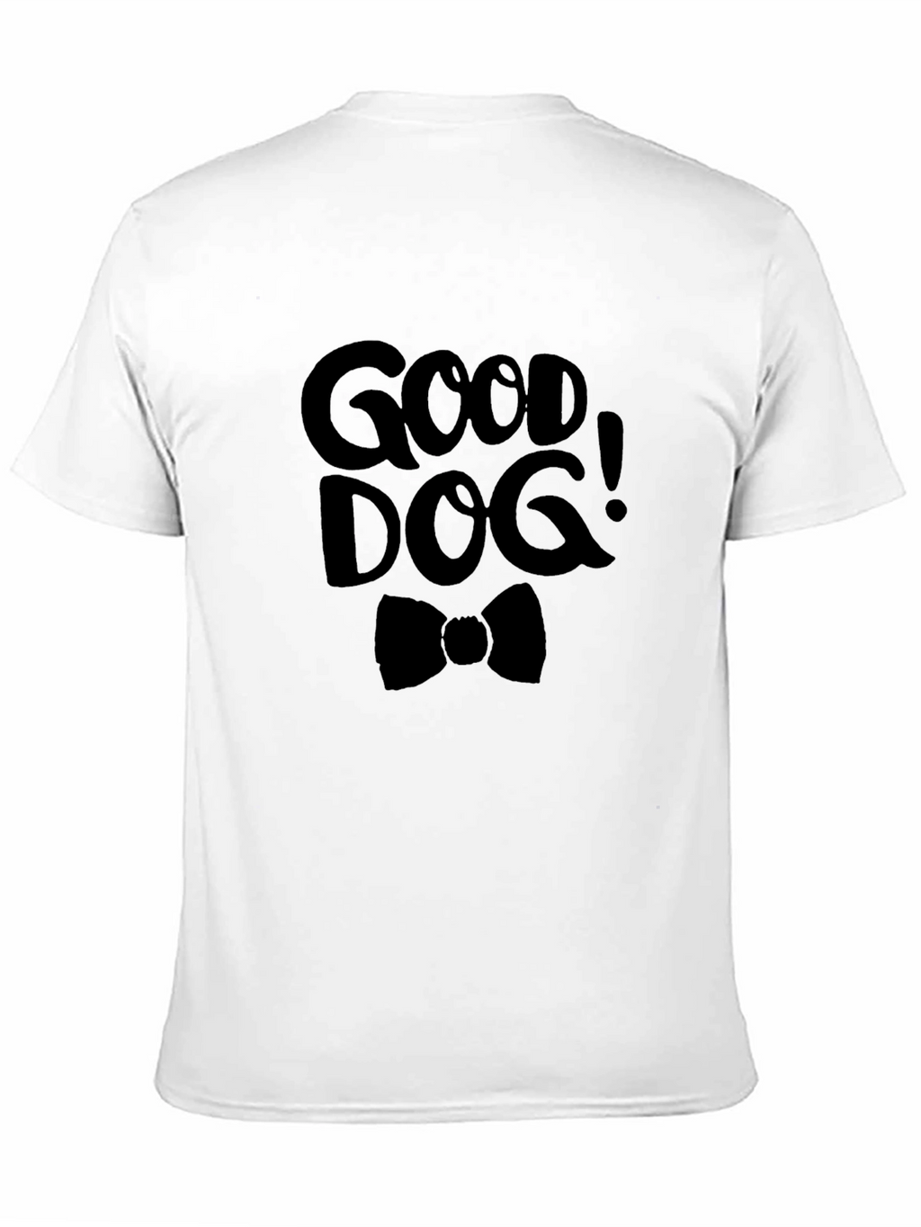 Good Dog Graphic Tee - Black Cotton T-Shirt