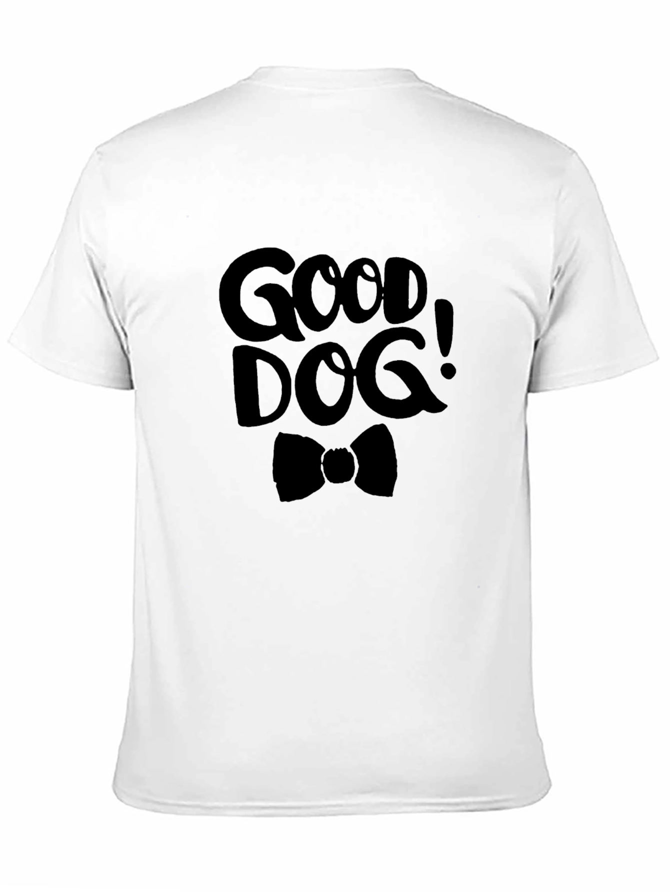 Good Dog Graphic Tee - Black Cotton T-Shirt