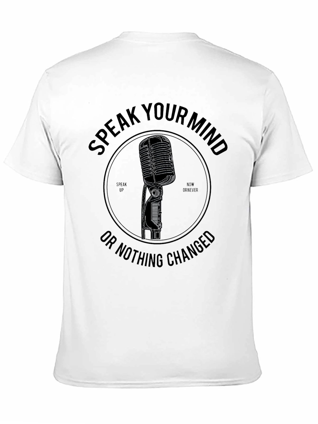 Speak Your Mind Graphic Tee - Black