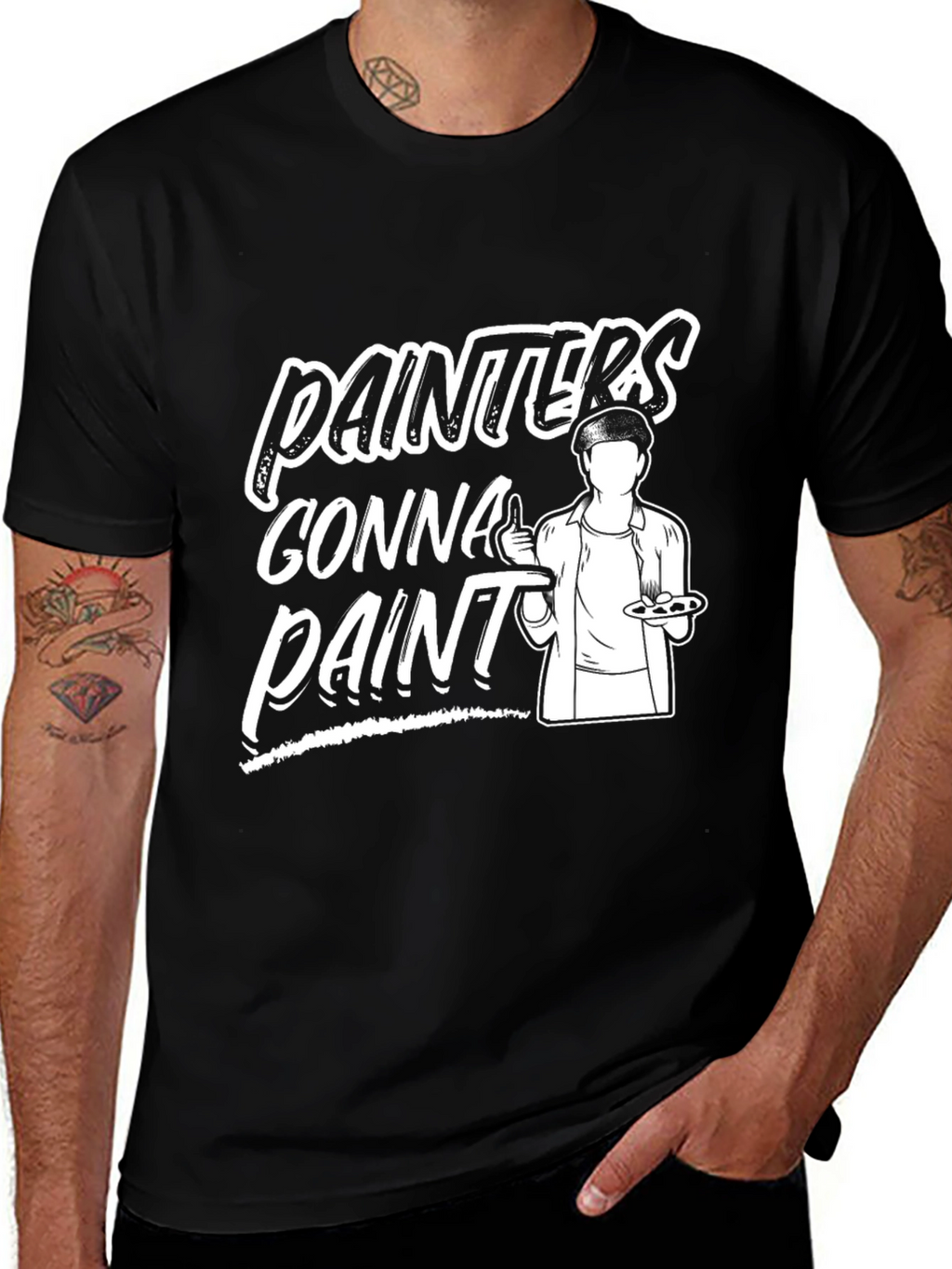 Painter Gonna Paint Black T-Shirt