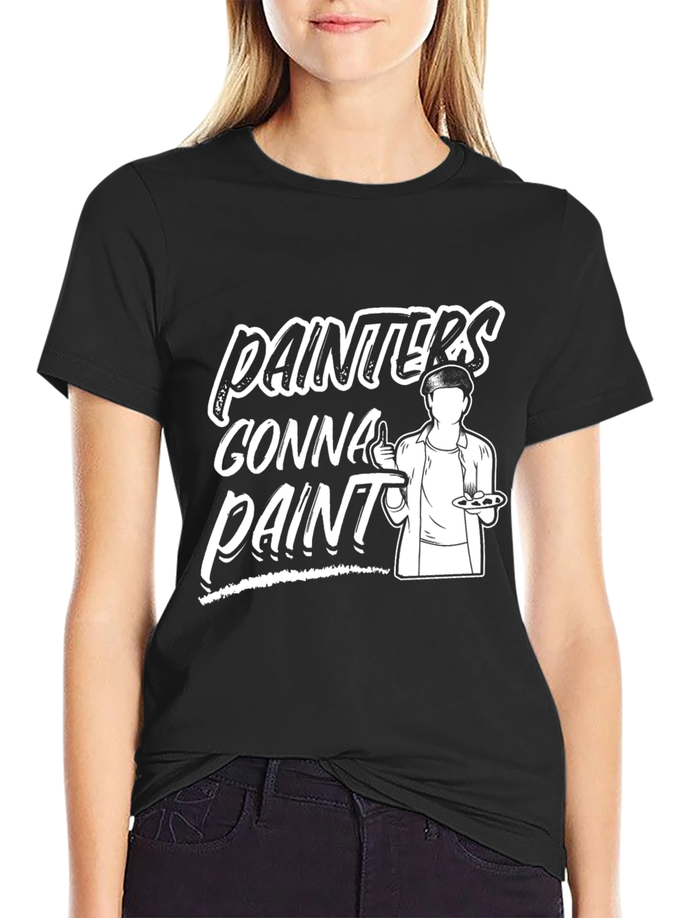Painter Gonna Paint Black T-Shirt
