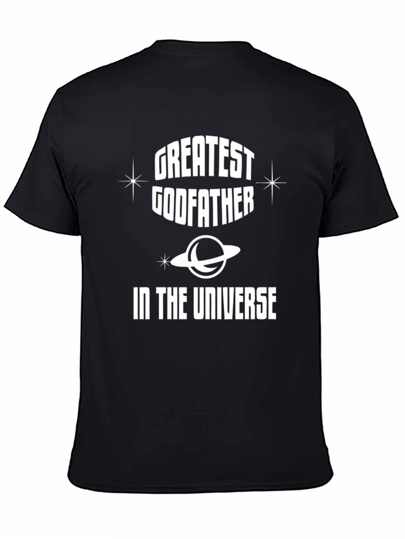 Greatest Godfather in the Universe Black T-Shirt