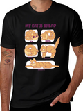 My Cat is Bread T-Shirt Novelty Food Tee
