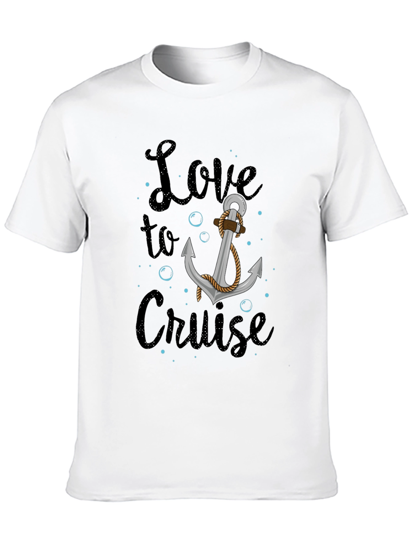 Love to Cruise Graphic Tee Anchor Nautical Shirt