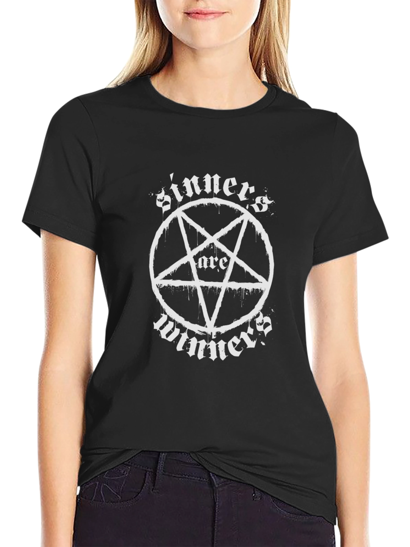 Sinners Are Winners Graphic T-Shirt