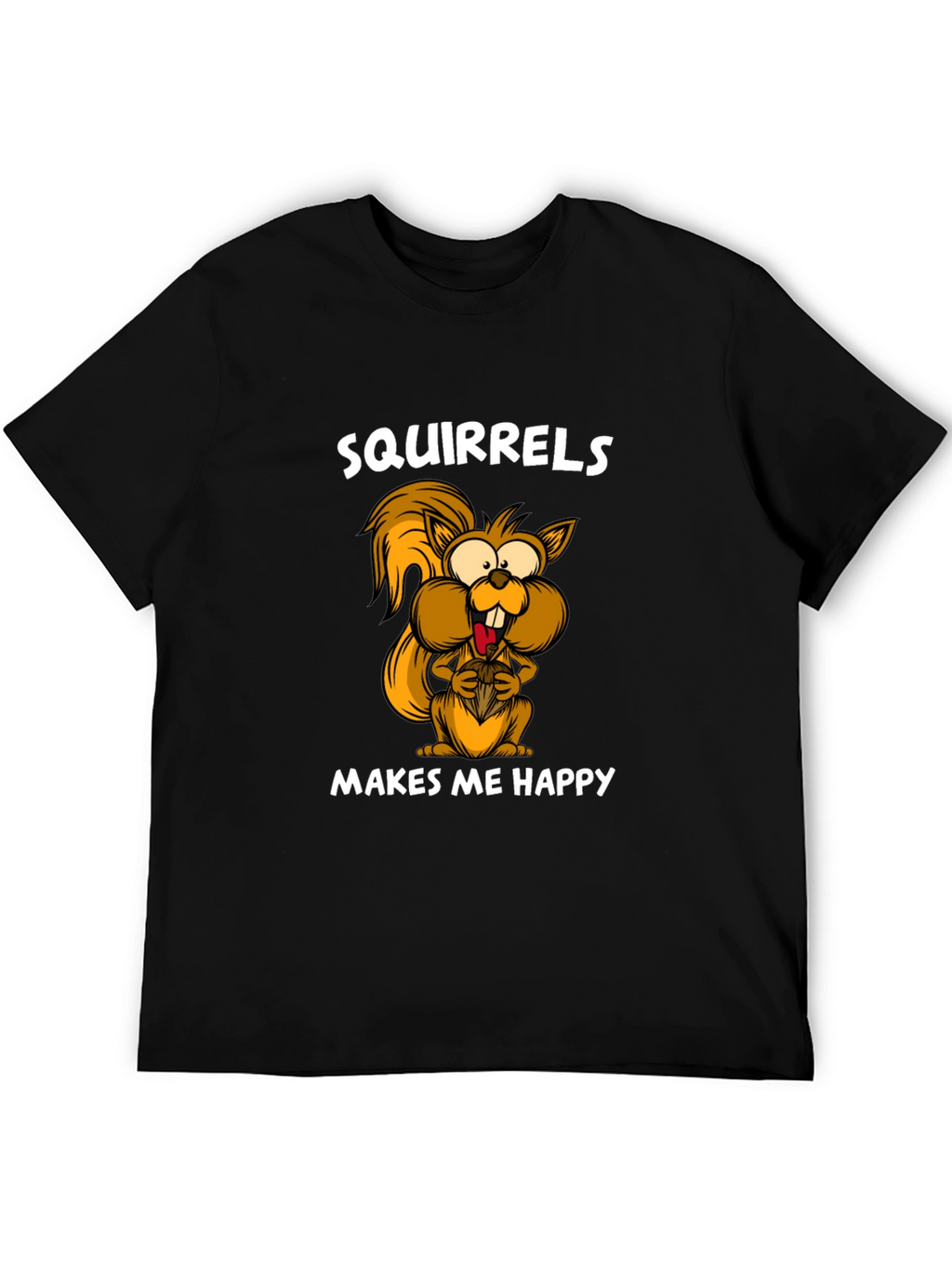 Squirrels Make Me Happy Graphic Tee