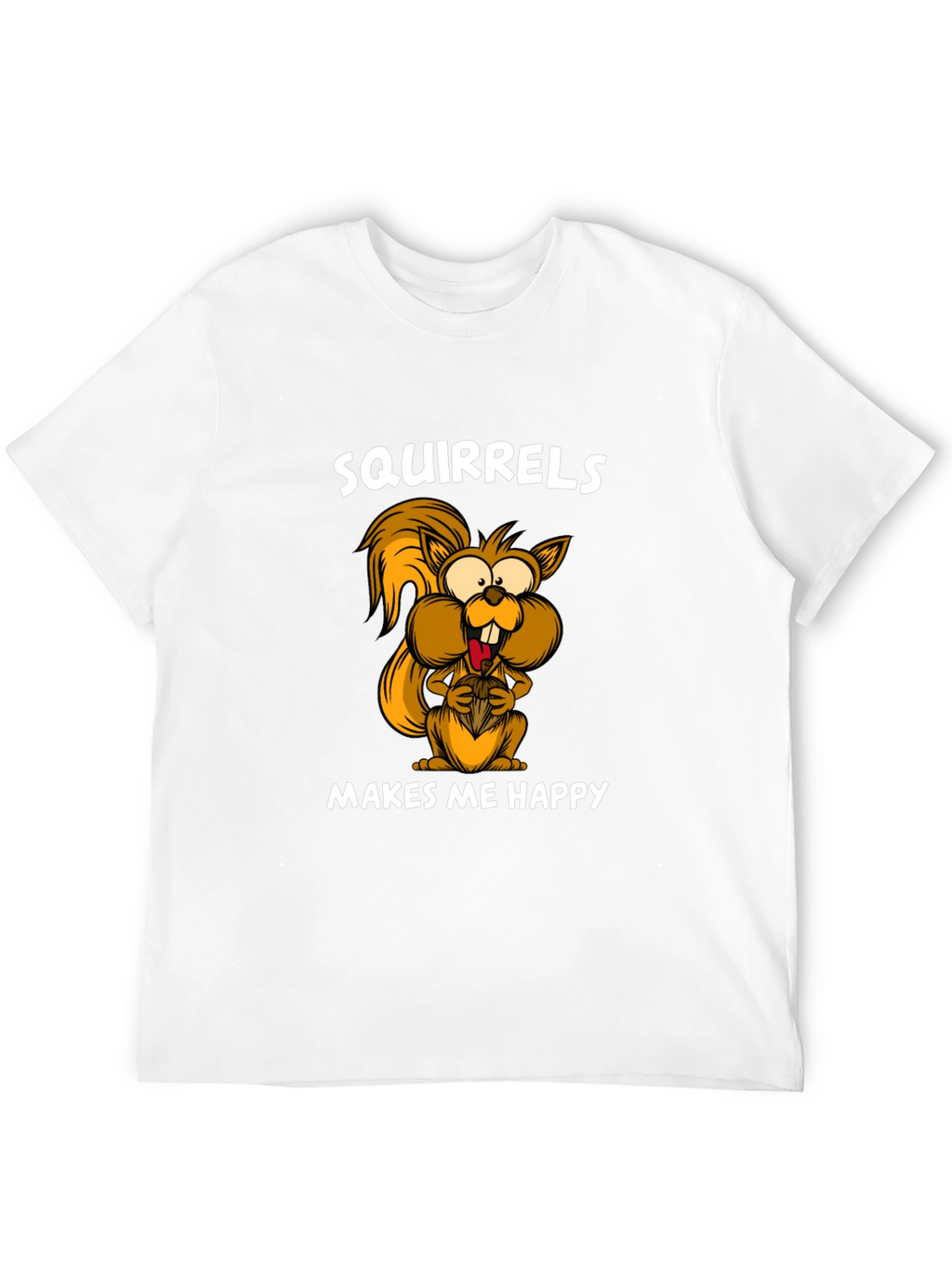 Squirrels Make Me Happy Graphic Tee