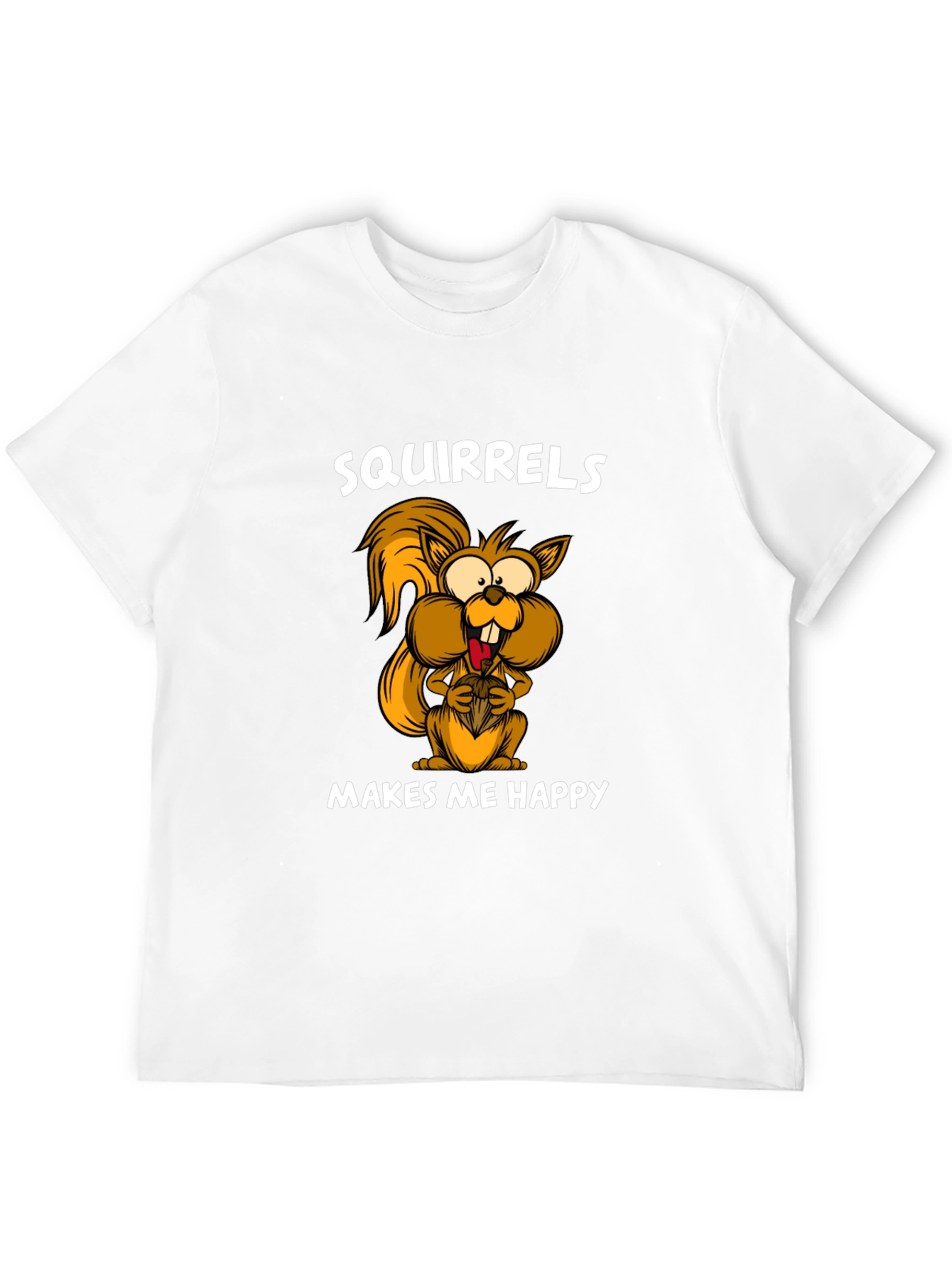 Squirrels Make Me Happy Graphic Tee
