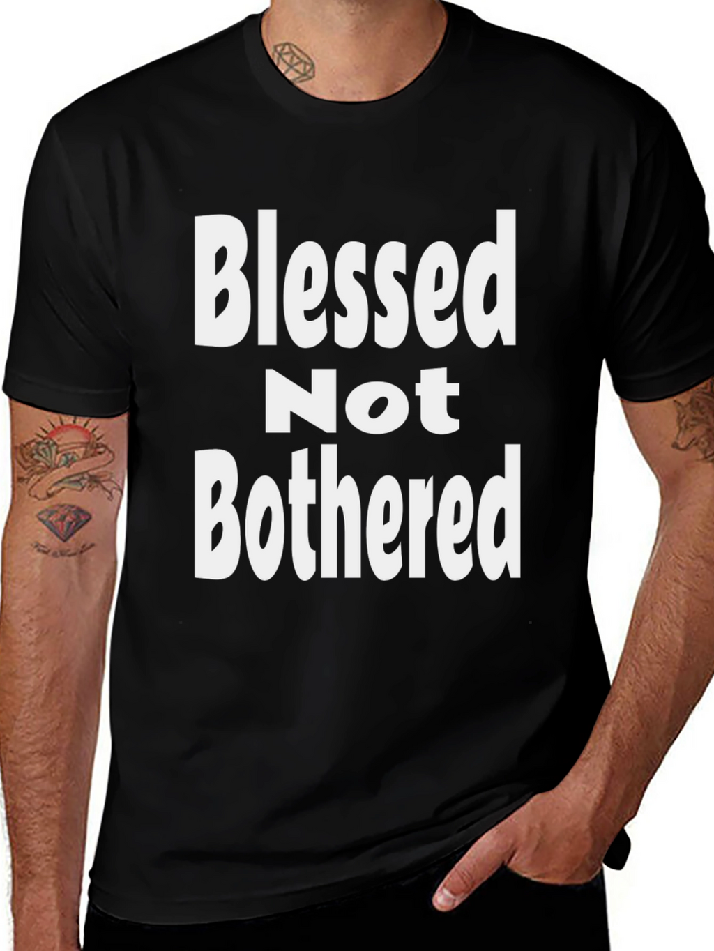 Blessed Not Bothered Graphic Tee
