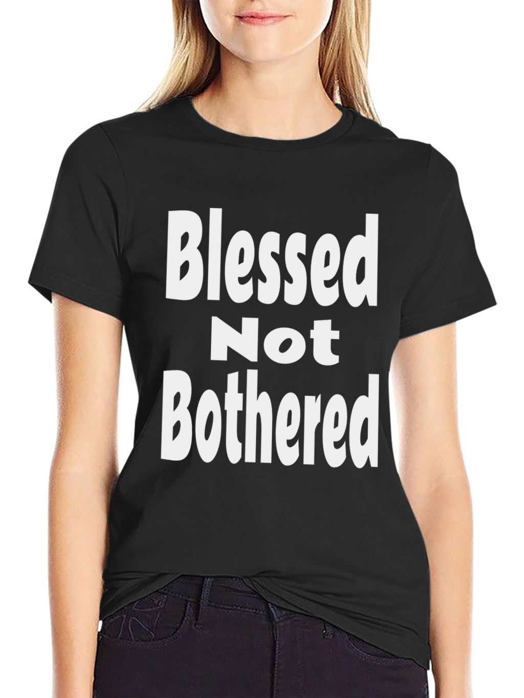 Blessed Not Bothered Graphic Tee