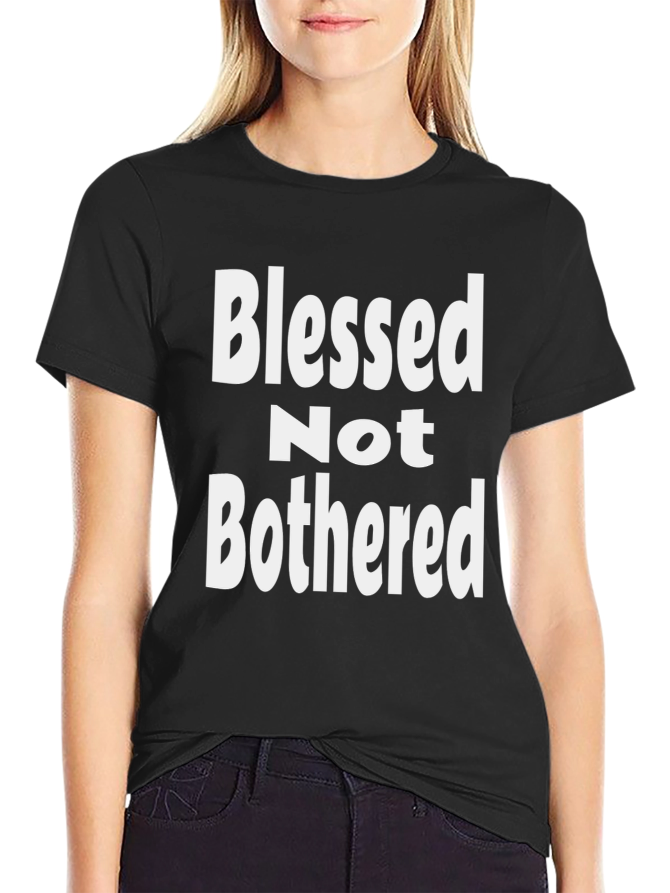 Blessed Not Bothered Graphic Tee