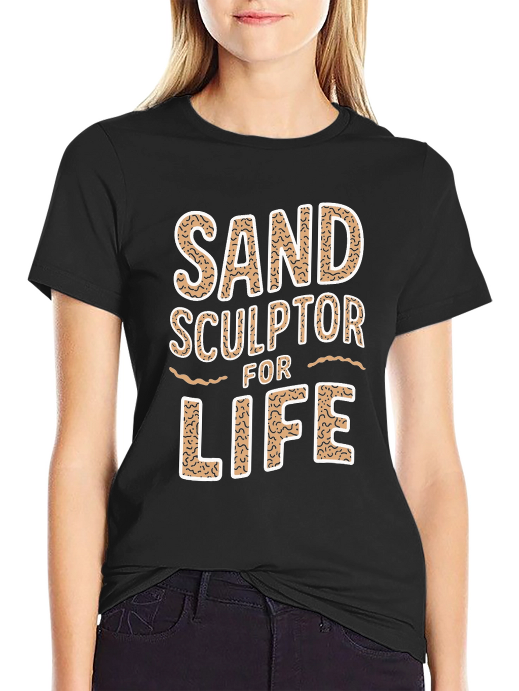 Sand Sculptor for Life Tee - Black
