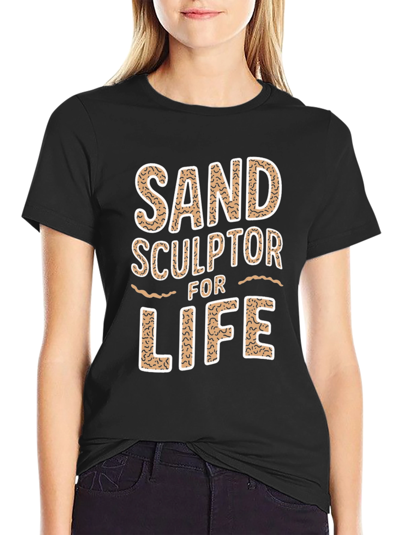 Sand Sculptor for Life Tee - Black