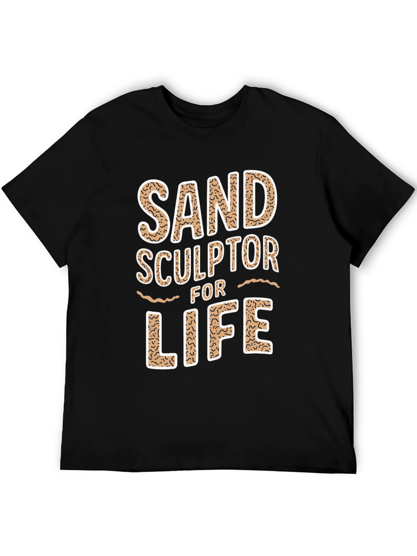 Sand Sculptor for Life Tee - Black