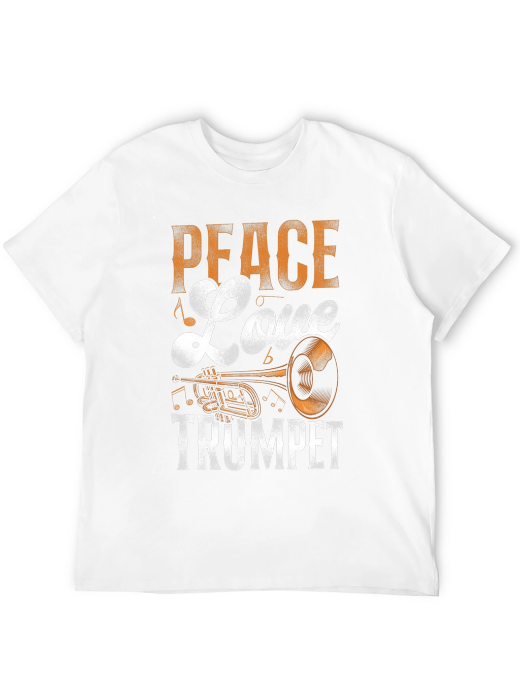 Peace Love Trumpet Graphic Tee