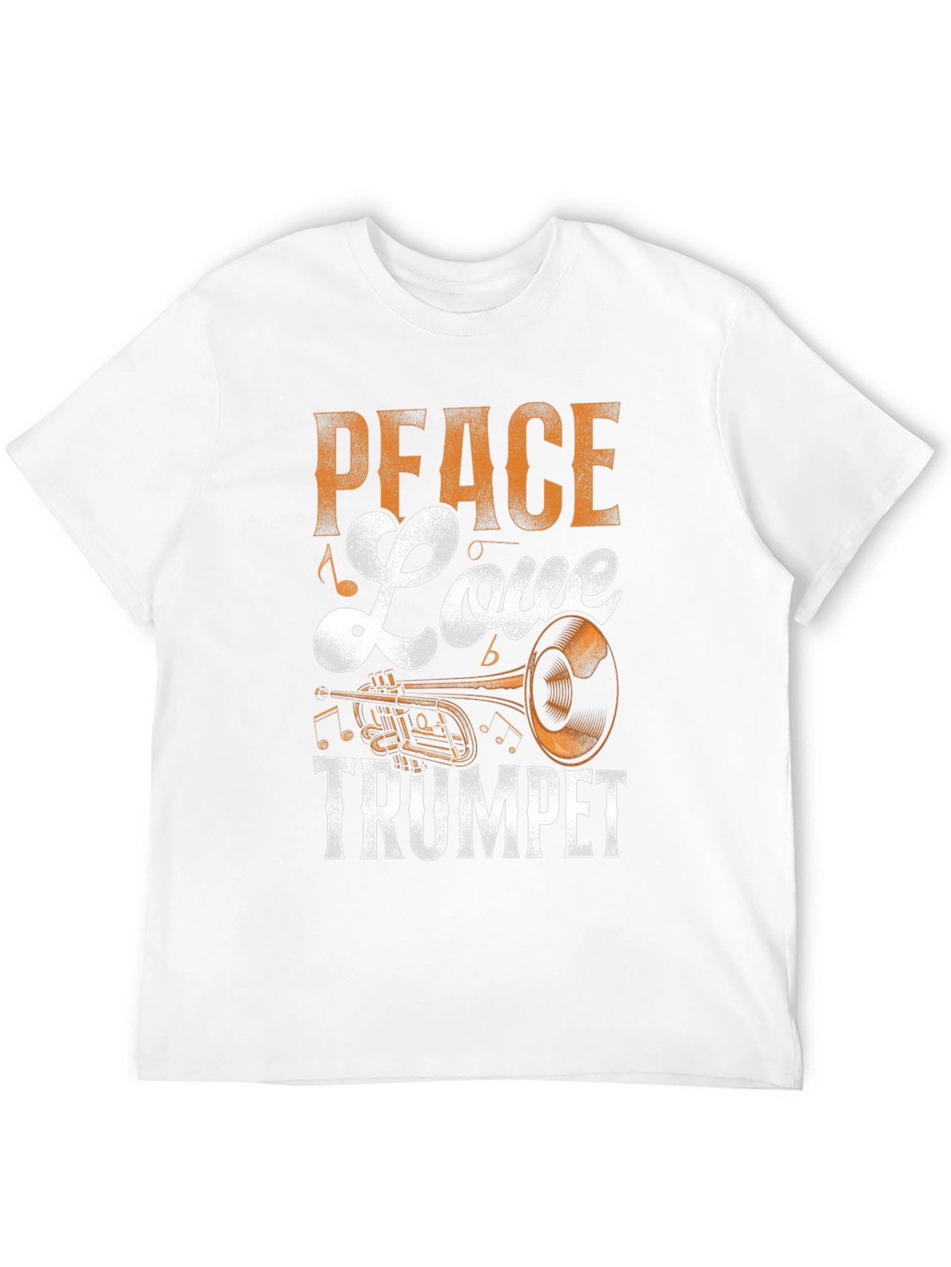 Peace Love Trumpet Graphic Tee
