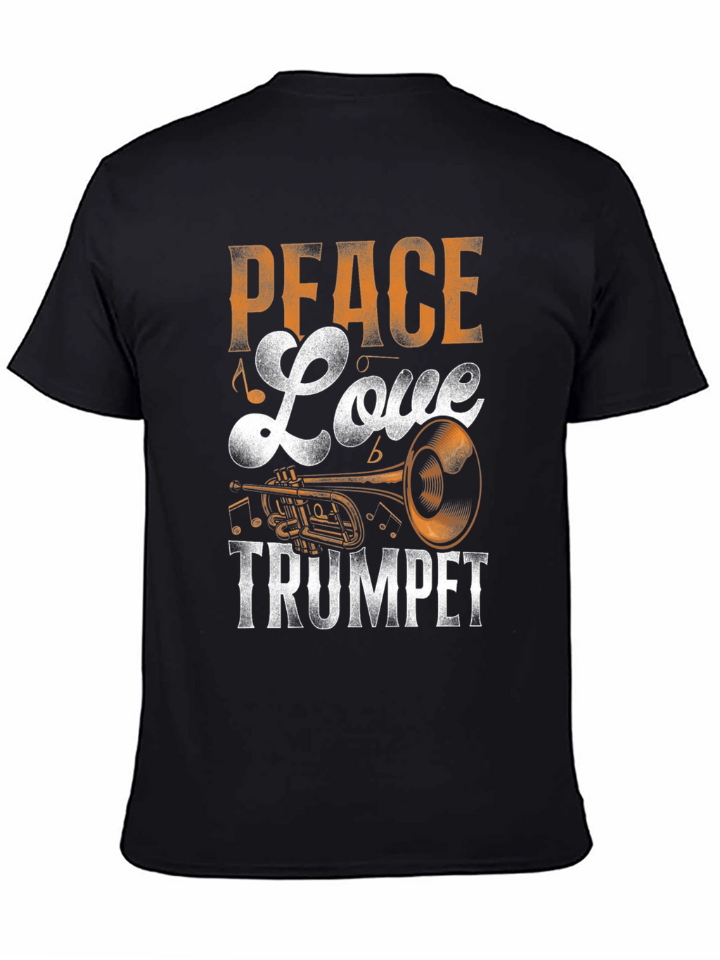 Peace Love Trumpet Graphic Tee