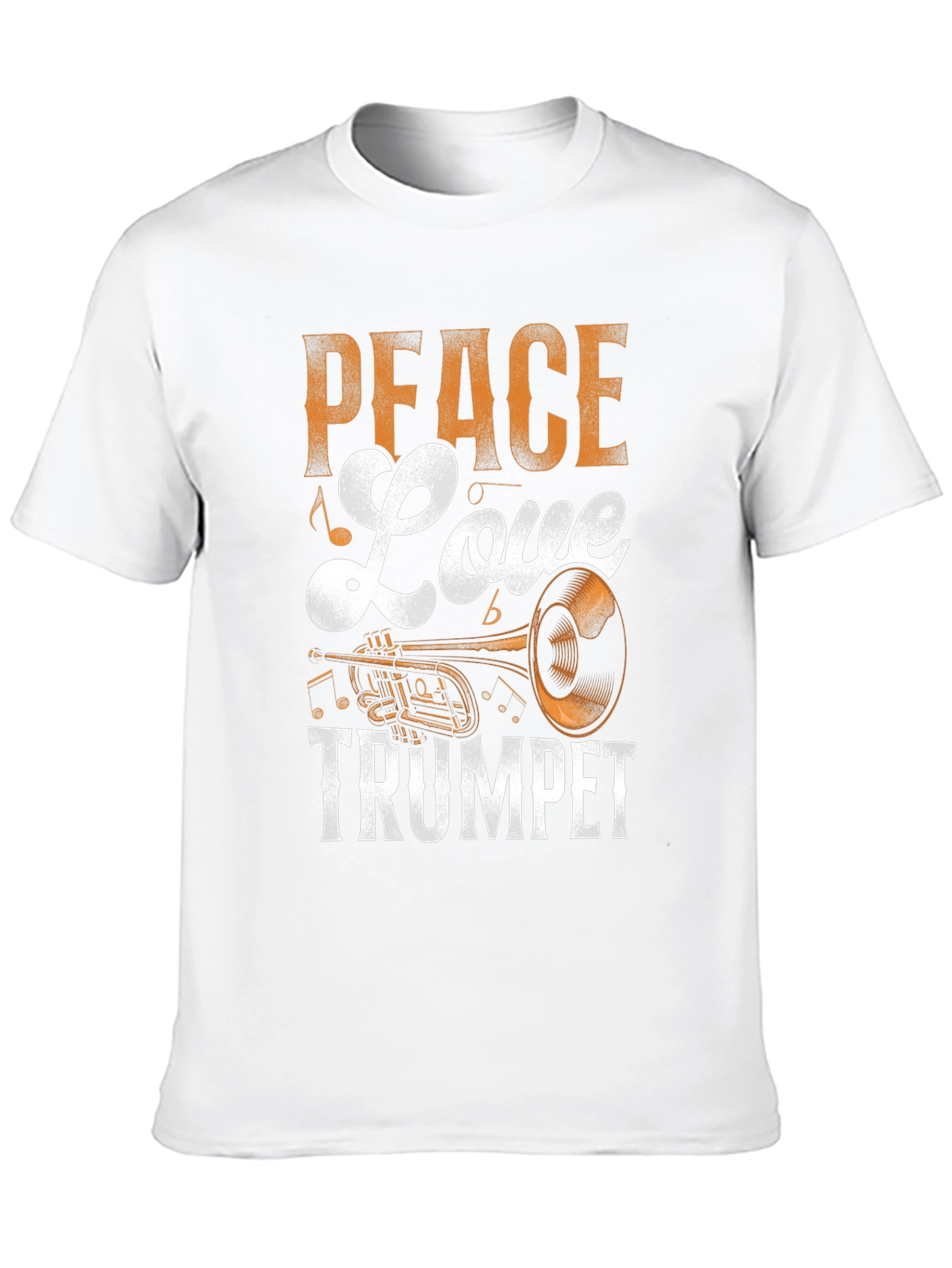 Peace Love Trumpet Graphic Tee