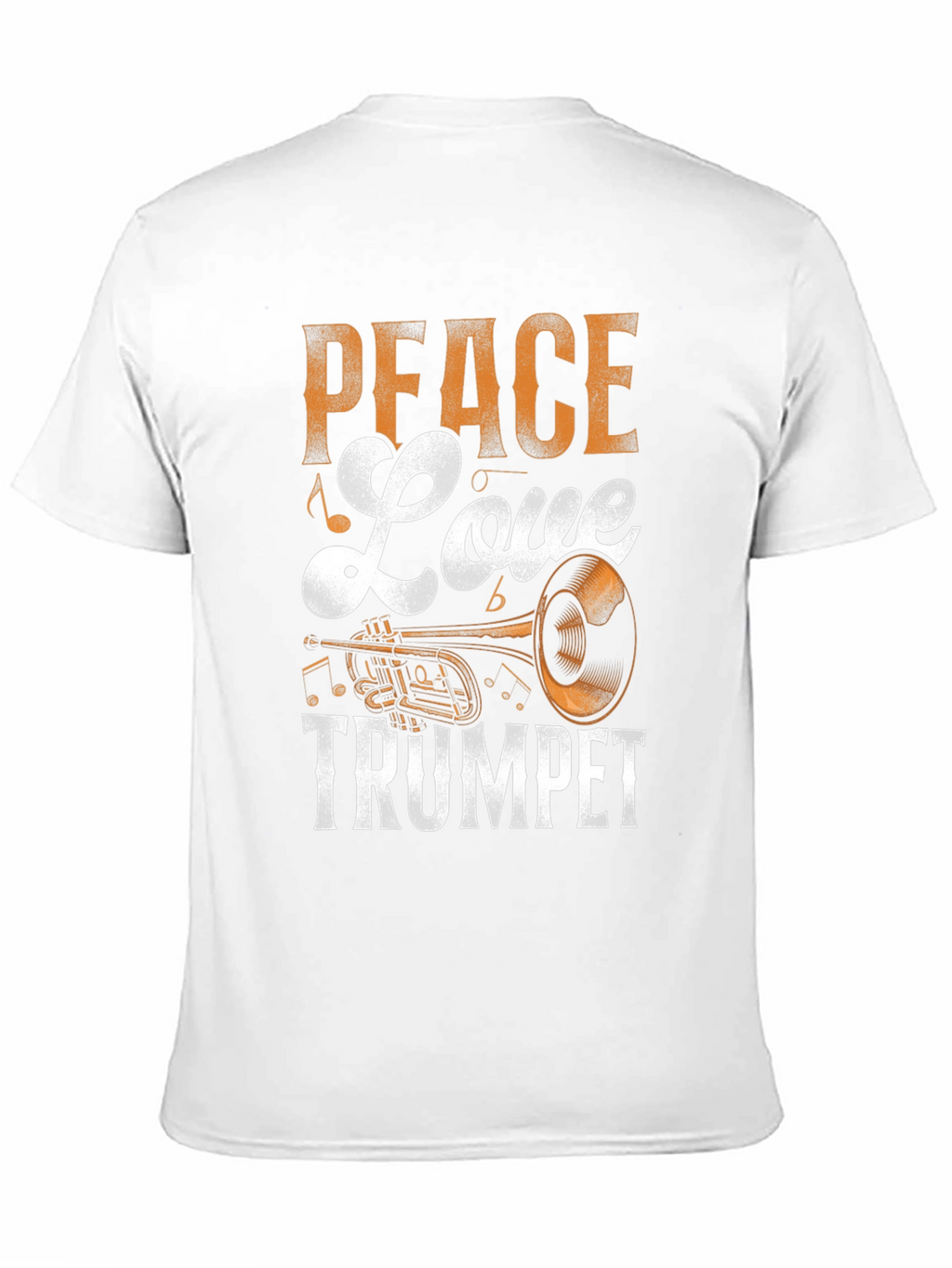 Peace Love Trumpet Graphic Tee