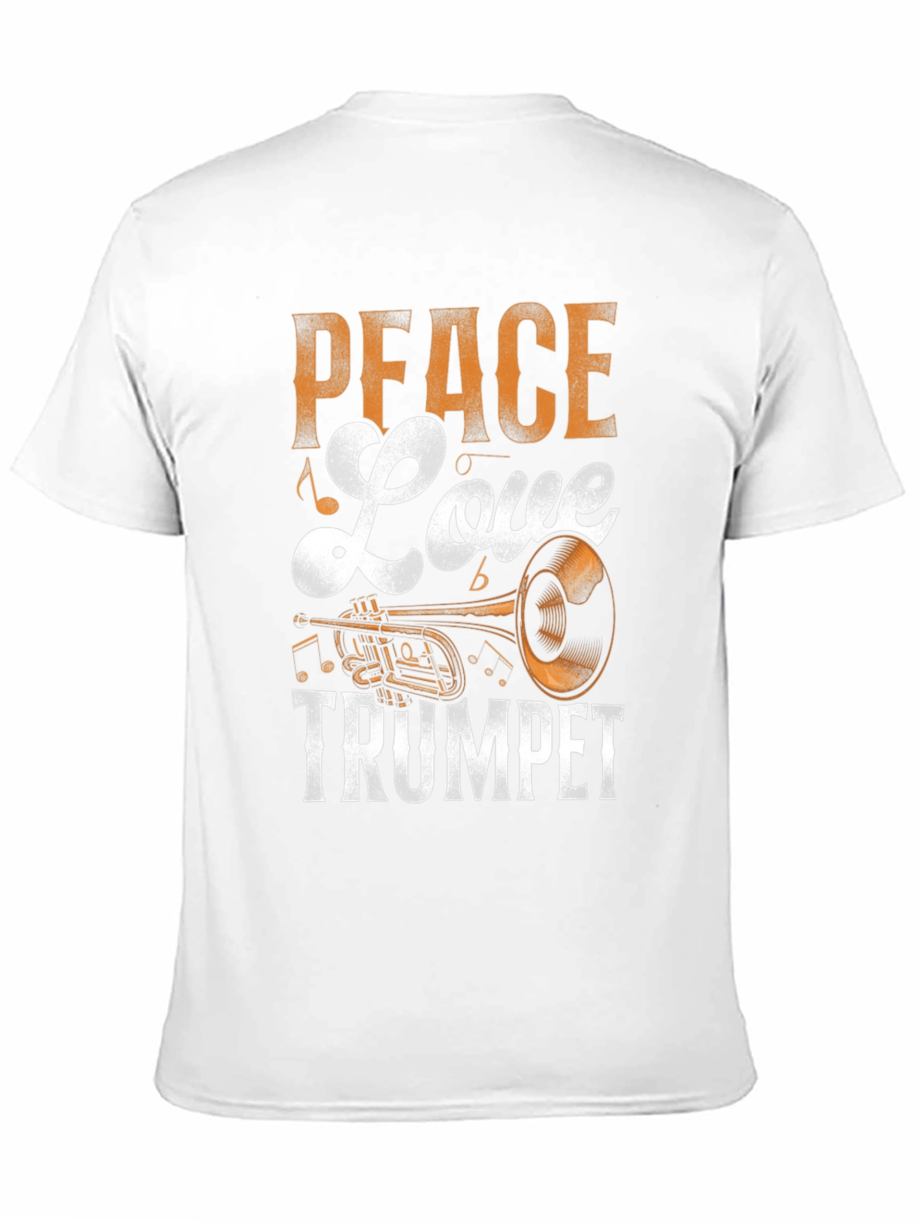 Peace Love Trumpet Graphic Tee