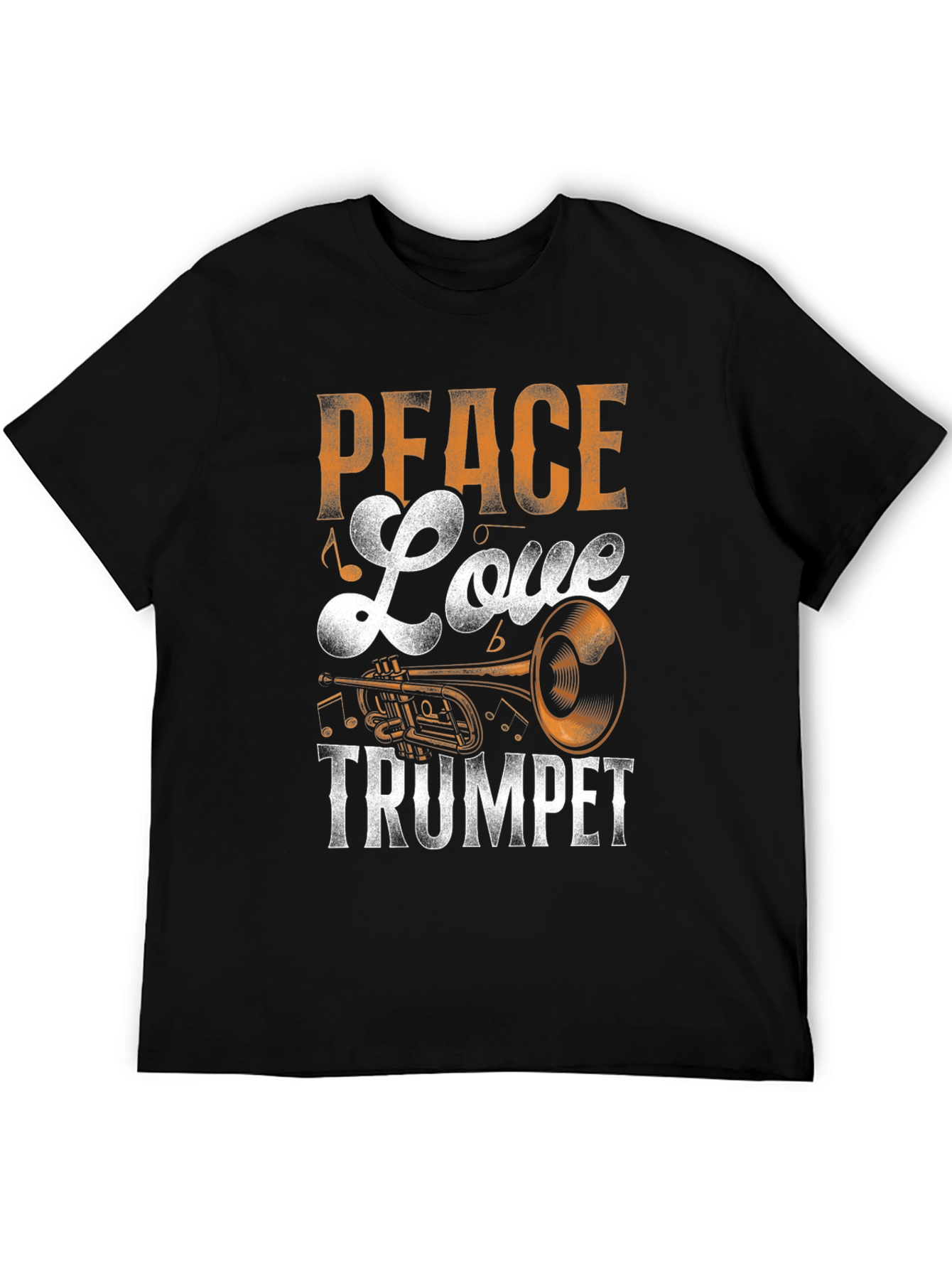 Peace Love Trumpet Graphic Tee