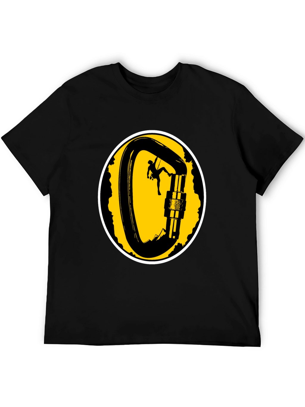 Climbing Carabiner T-Shirt - Adventure Ready