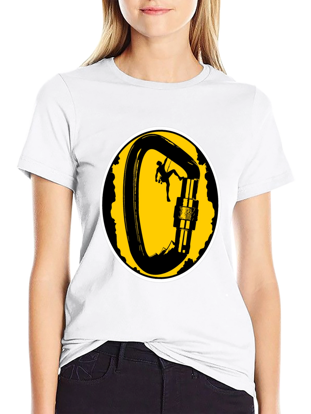 Climbing Carabiner T-Shirt - Adventure Ready