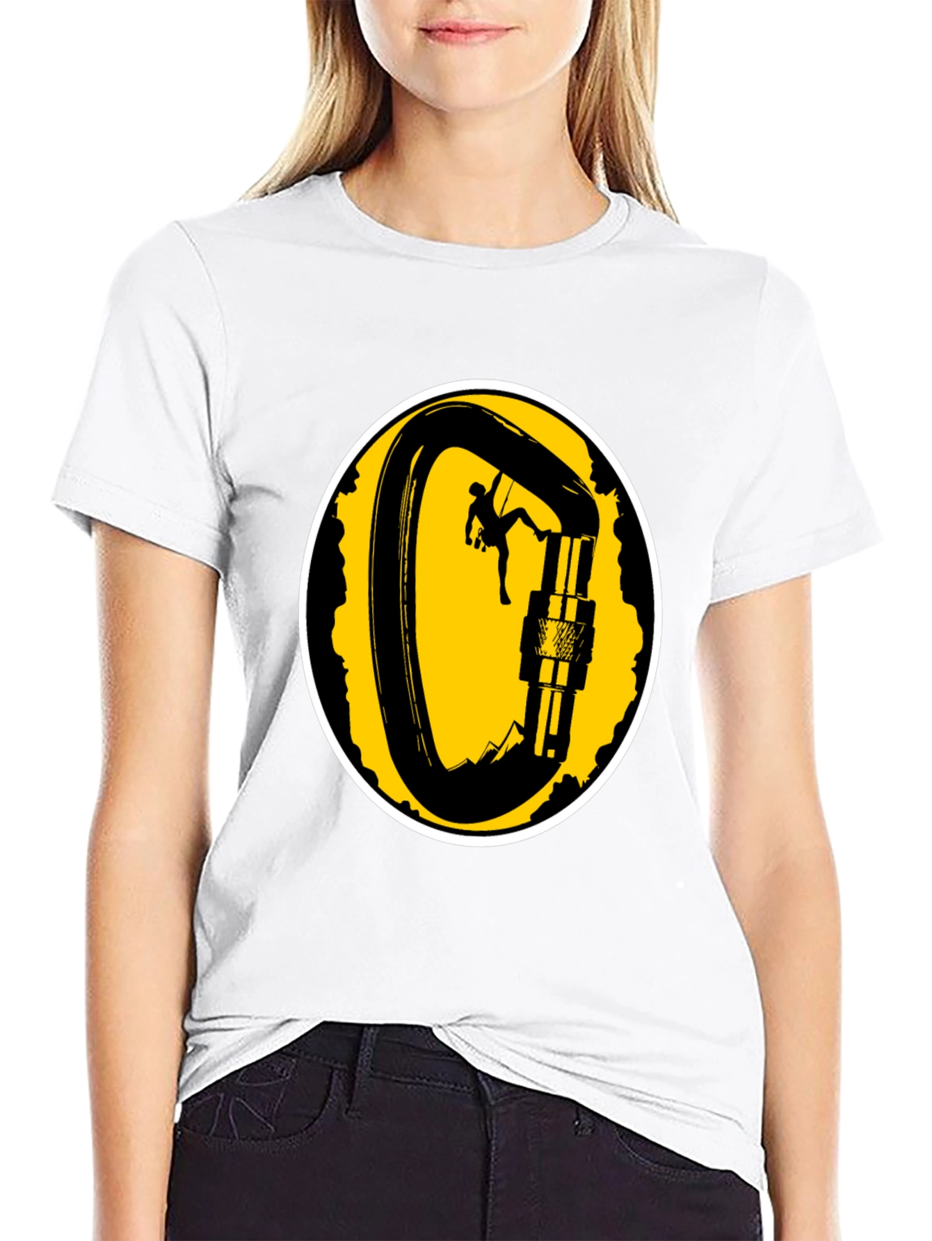 Climbing Carabiner T-Shirt - Adventure Ready