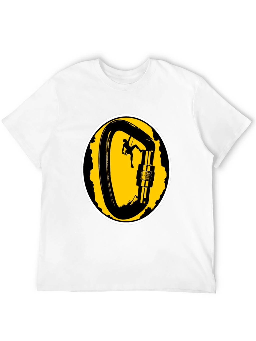 Climbing Carabiner T-Shirt - Adventure Ready