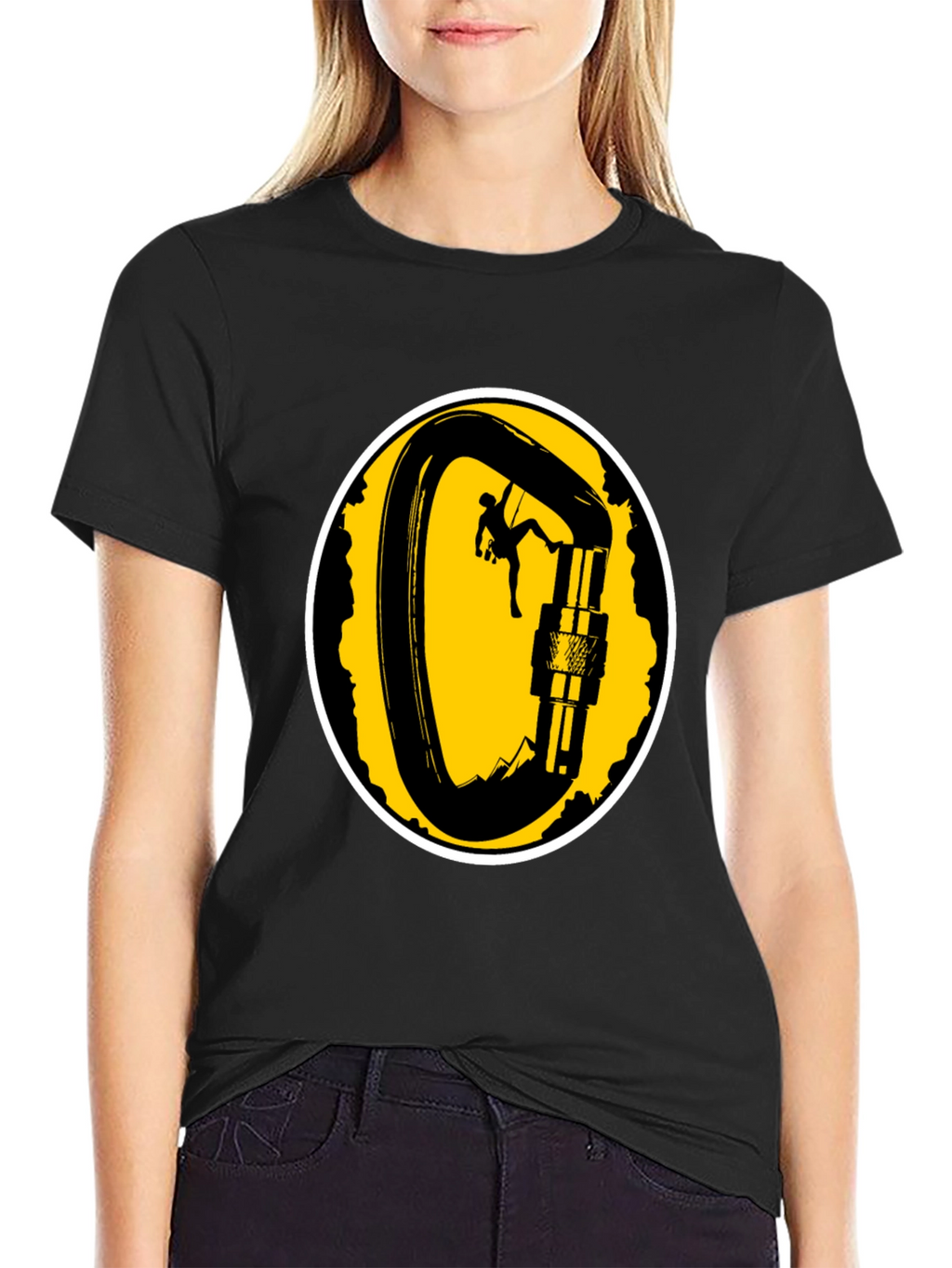 Climbing Carabiner T-Shirt - Adventure Ready