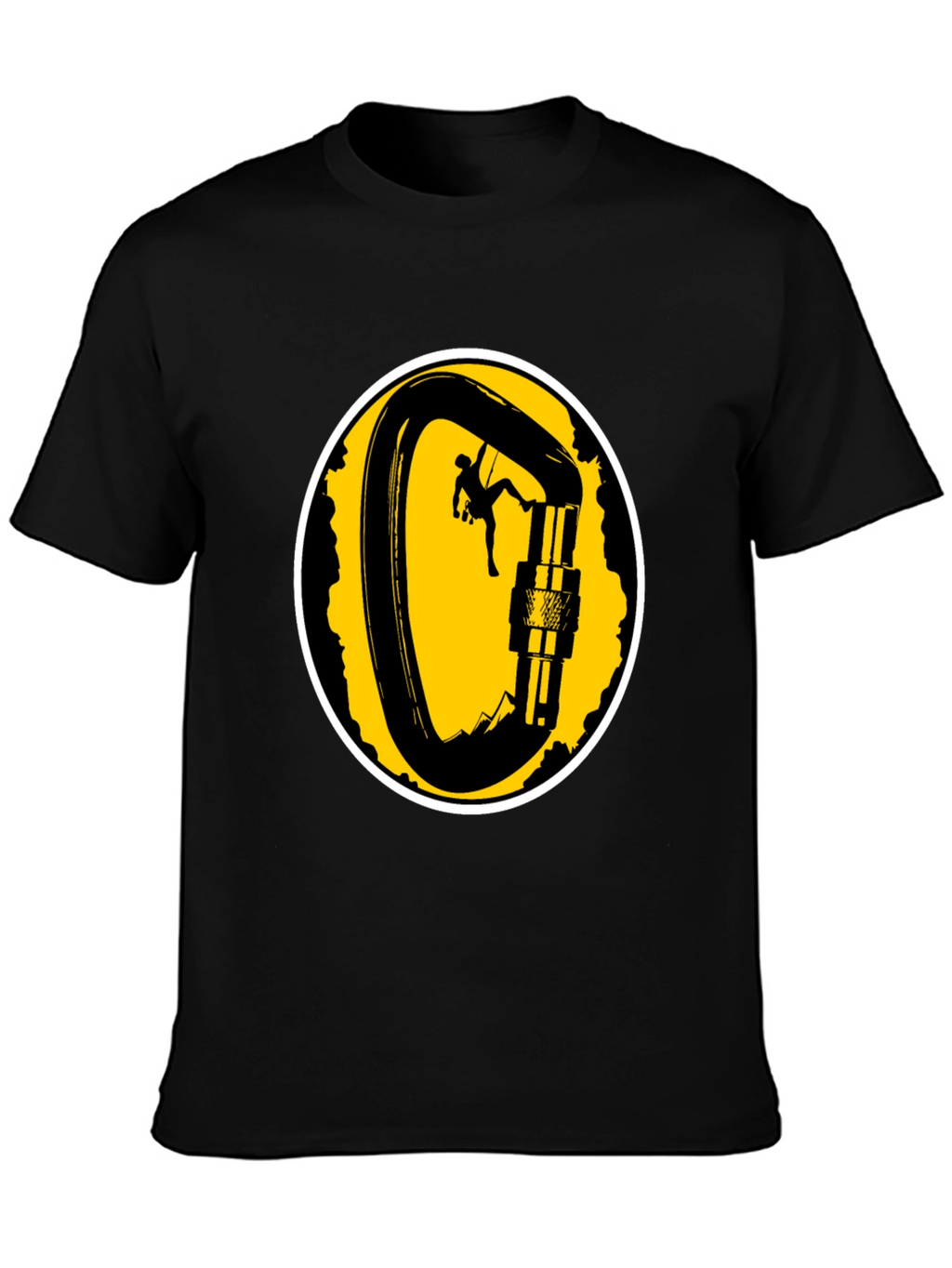 Climbing Carabiner T-Shirt - Adventure Ready