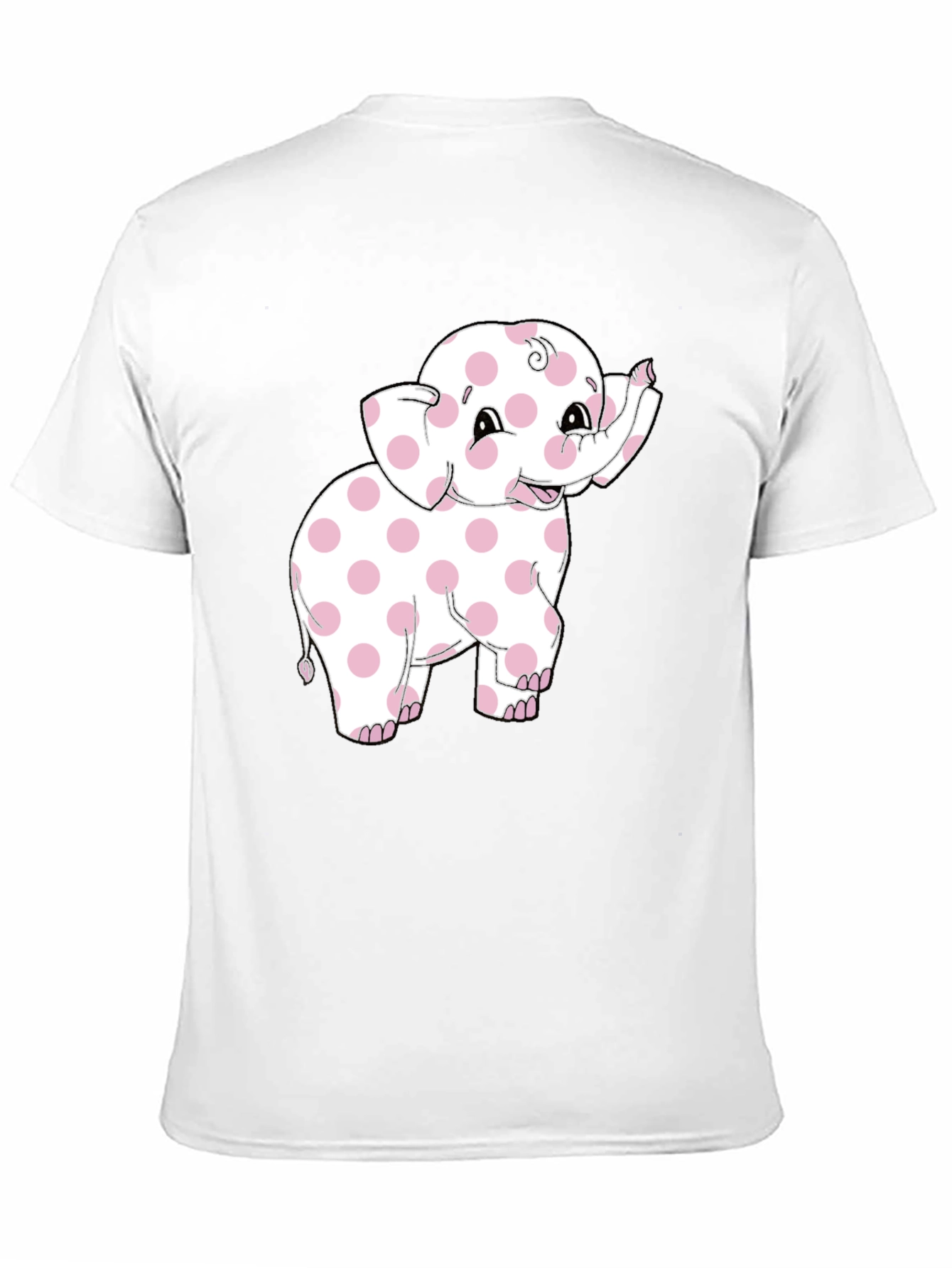 Pink Polka Dot Elephant Graphic Tee